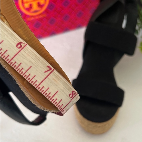 Tory Burch Black Espadrille Wedges - Picture 15 of 15